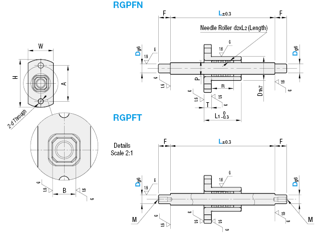 Needle Bearing Guide Sets:Related Image