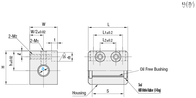 Oil Free Bushing with Housing Units:Related Image