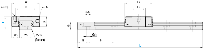 Miniature Linear Guide - Short Block:Related Image