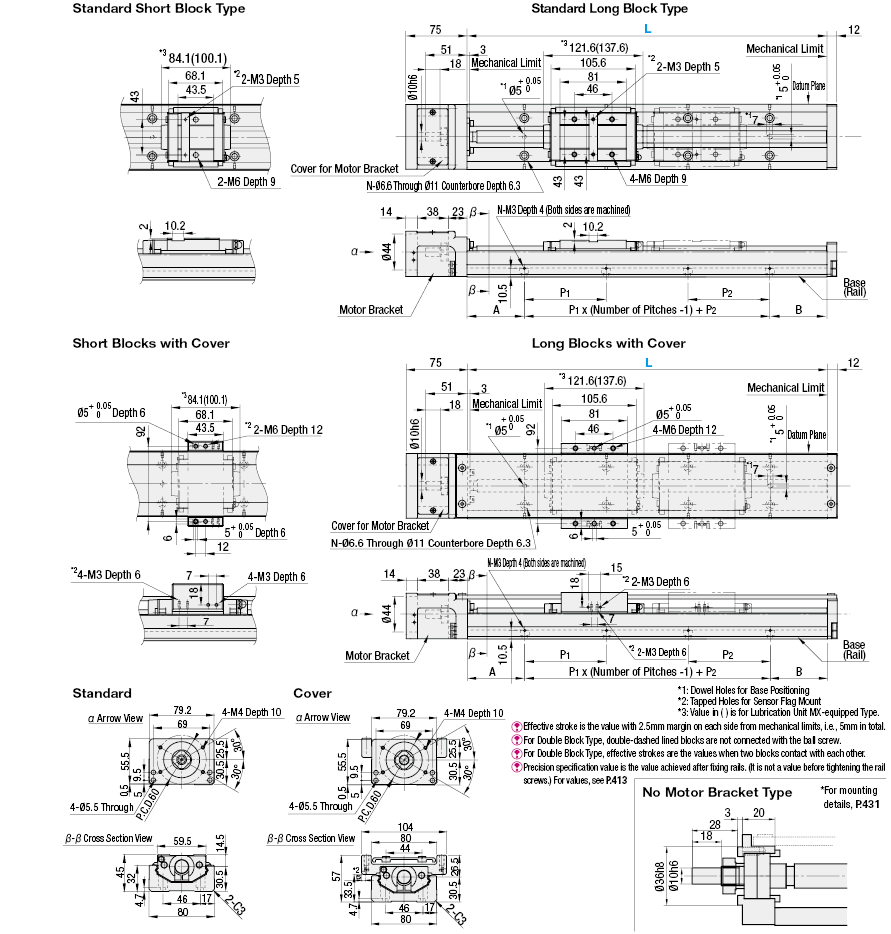 Single Axis Actuators LX45 Standard / Cover Type:Related Image