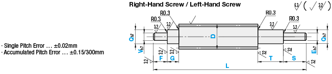 Lead Screws - Both Ends Double Stepped:Related Image