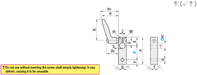 Stop Plates for Lead Screws - Square:Related Image