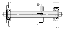 Rotary Shafts - One End Stepped, Both Ends Tapped:Related Image