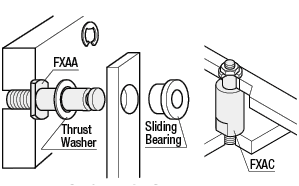 Cantilever Shafts - Standard, Threaded, with Retaining Ring Groove:Related Image
