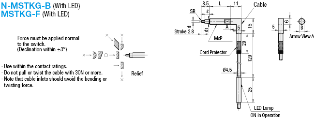 Contact Switches- L-Shaped Bolt Type With LED:Related Image