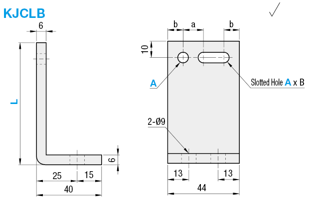 Clamp Components Items - Clamp L Shape Bracket:Related Image