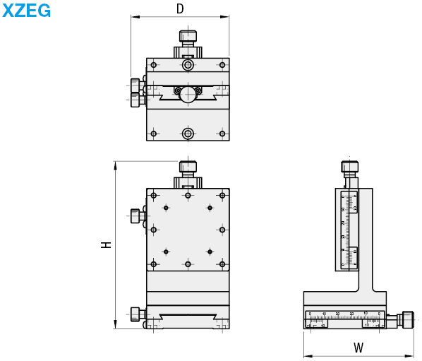 [High Precision] XZ-Axis Stages - Feed Screws:Related Image