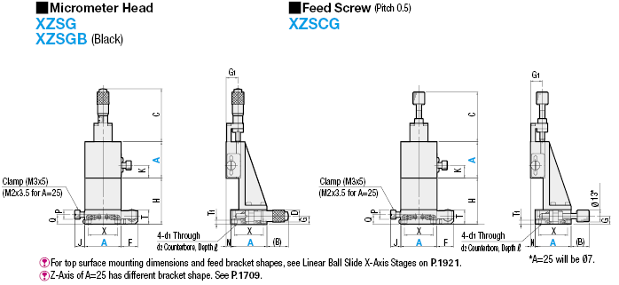 [High Precision] XZ-Axis Stages - Linear Ball Guide:Related Image