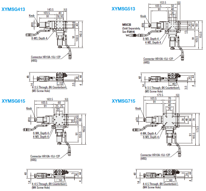 XY-Axis Automatic Stages - Linear Ball Guide:Related Image