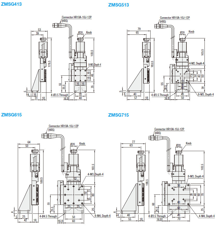 Z-Axis Automatic Stages - Linear Ball Guide:Related Image