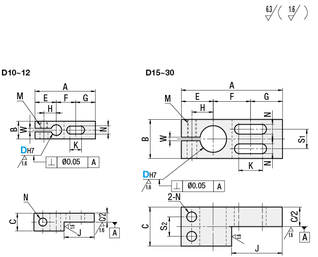 Strut Clamps - Slotted Holes, L-Shaped:Related Image