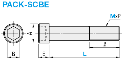Socket Head Cap Screws - Trivalent Chromate Plating (Pack):Related Image