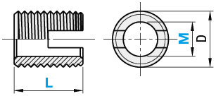 Self-Tapping Inserts - Slotted:Related Image
