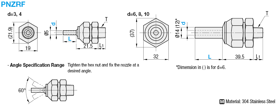Air Blow Nozzles - Swivel Point:Related Image