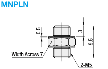 Miniature Couplings - Nipples, Threaded:Related Image