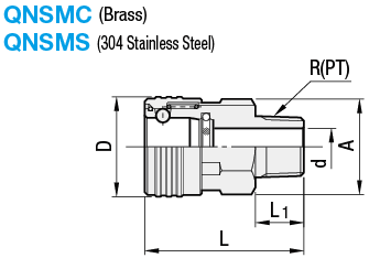 Quick Couplings - Socket, Threaded, No Valve:Related Image
