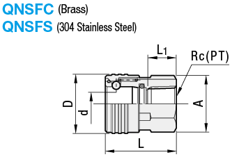 Quick Couplings - Socket, Tapped, No Valve:Related Image