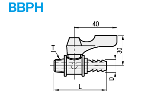 Compact Ball Valves - Brass, PT Threaded / Hose Barb:Related Image