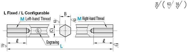 Rod End Coupling Rods - Both Ends Tapped:Related Image
