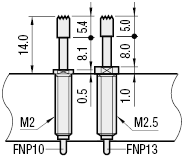 Contact Probes Assembly- Standard:Related Image