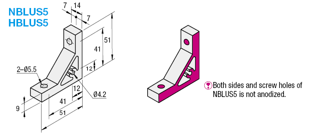 Brackets - 5 Series, Ultra Thick Brackets, 1 Slot:Related Image