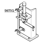 Shaft Supports - T - Shaped with Clamp Lever:Related Image