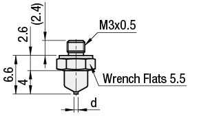 Vacuum Fittings - Small, Direct Mount, J-Shape:Related Image