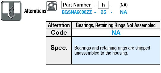 Bearings with Housings - Side Mount with Undercut, Retained:Related Image