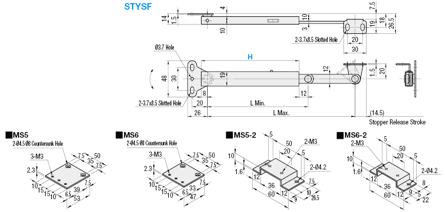 Stay for Aluminum Extrusions:Related Image