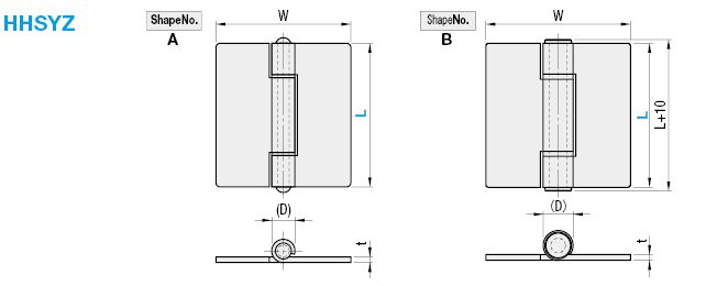 Hinges - for Welding, Heavy Load:Related Image