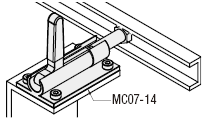 Toggle Clamps - Vertical Handle, Horizontal Base Push-Pull Type:Related Image