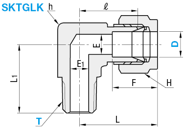 Stainless Steel Pipe Fittings - Elbow, 90 Deg., Threaded End, Union:Related Image