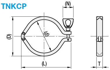 Sanitary Pipe Fittings - Clamps for Pressure Tanks:Related Image