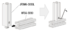 Aluminum Extrusions - with Center Joint pre-Assembled:Related Image