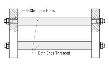 Precision Linear Shafts - Both Ends Threaded (INCH):Related Image