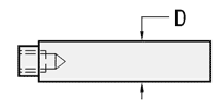 Precision Linear Shafts - One End Stepped and Tapped (INCH):Related Image