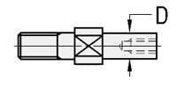 Cantilever Shafts - Inch, Piloted Shafts, Tapped End:Related Image