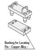 Bushings for Locating Pins -Copper Alloy- -Straight-:Related Image