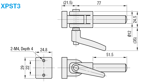 Accessories for Dovetail Groove Stage -Shafts for Stage-:Related Image