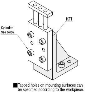Angle Plates -Mounting Surface Tapped-  Mounting Hole Position Configurable-:Related Image