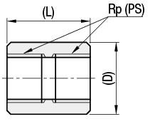 Low Pressure Pipe Fittings - Socket, Parallel Tapped:Related Image