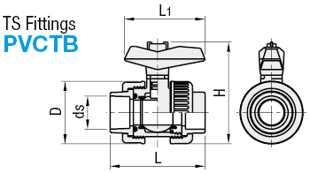 PVC Pipe Fittings - TS Fittings, Ball Valve:Related Image