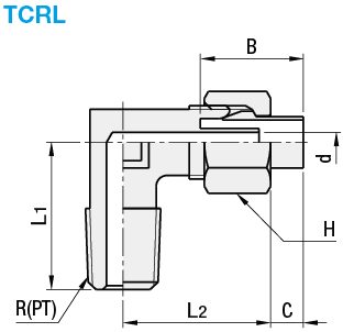Couplings with Tube Insert - 90 Deg. Elbow:Related Image