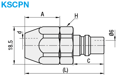 Air Couplers - Lightweight, Plug, Urethane Hose Mounting:Related Image