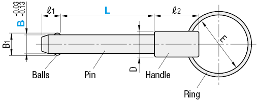 Ball Lock Pins -Spring Type-:Related Image