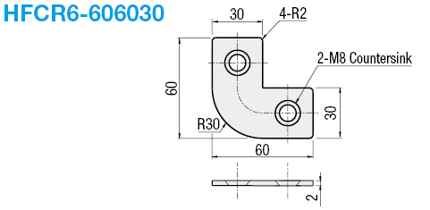 End Plates -For HFS6-606030-:Related Image