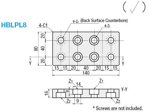 Plate Brackets -For HFS8 Series-:Related Image