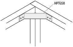 Sheet Metal Brackets -For HSF8 Series- -T-Shaped / Cross-:Related Image