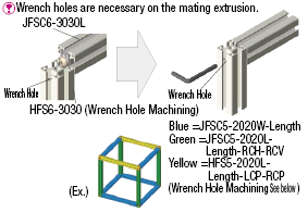 Aluminum Extrusions -With Screw Joint Pre-assembled-:Related Image