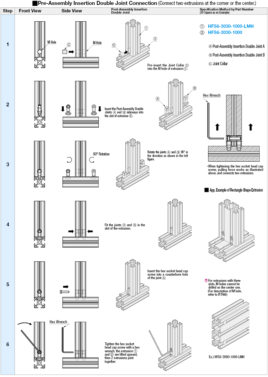 Blind Joint Components -Post Assembly Insertion Double Joint Kit-:Related Image
